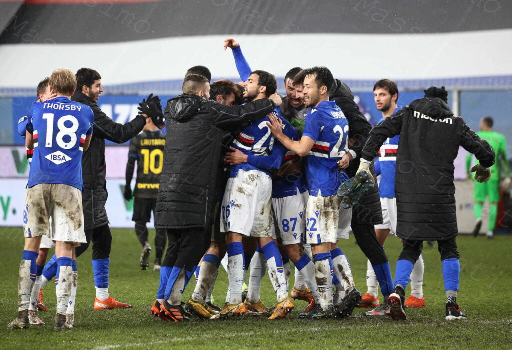 06/01/2021, Genova, Campionato di Calcio di Serie A 2020/2021, Sampdoria-Inter